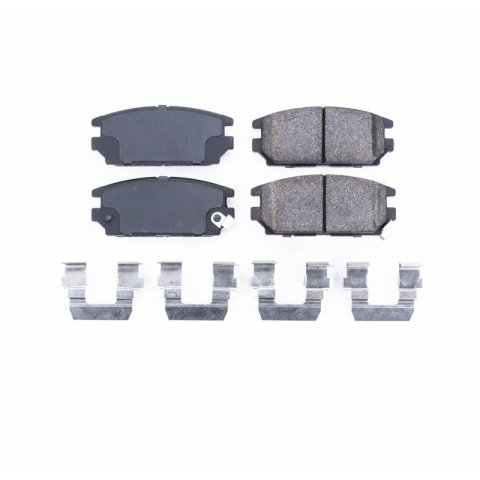 Power Stop 91-94 Dodge Stealth Rear Z17 Evolution Ceramic Brake Pads w/Hardware thumbnail 1