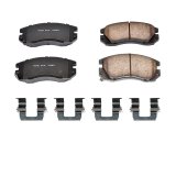 Power Stop 91-94 Subaru Legacy Front Z17 Evolution Ceramic Brake Pads w/Hardware thumbnail 1