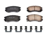 Power Stop 91-94 Subaru Legacy Front Z17 Evolution Ceramic Brake Pads w/Hardware thumbnail 2