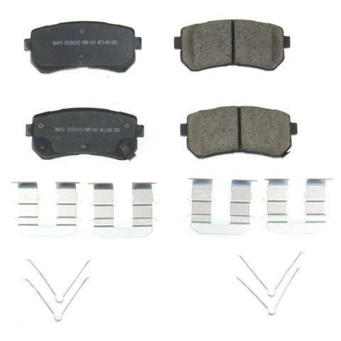Power Stop 18-19 Hyundai Kona Rear Z17 Evolution Ceramic Brake Pads w/Hardware thumbnail 1