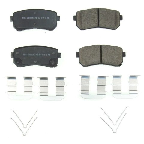 Power Stop 18-19 Hyundai Kona Rear Z17 Evolution Ceramic Brake Pads w/Hardware thumbnail 2