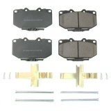 Power Stop 89-96 Nissan 300ZX Front Z17 Evolution Ceramic Brake Pads w/Hardware thumbnail 1