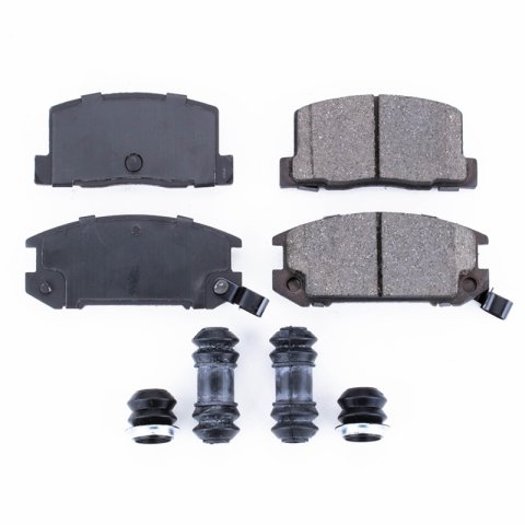 Power Stop 91-95 Toyota MR2 Rear Z17 Evolution Ceramic Brake Pads w/Hardware thumbnail 1