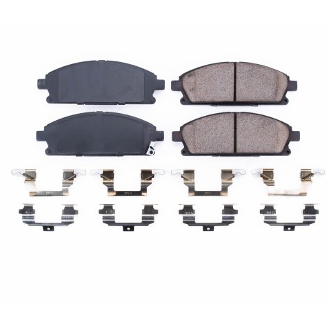 Power Stop 03-06 Acura MDX Front Z17 Evolution Ceramic Brake Pads w/Hardware thumbnail 6