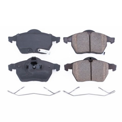 Power Stop 99-03 Saab 9-3 Front Z17 Evolution Ceramic Brake Pads w/Hardware thumbnail 1