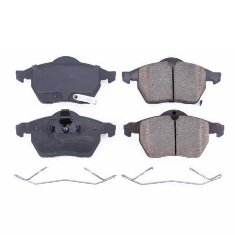 Power Stop 99-03 Saab 9-3 Front Z17 Evolution Ceramic Brake Pads w/Hardware thumbnail 5
