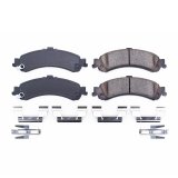 Power Stop 02-06 Cadillac Escalade Rear Z17 Evolution Ceramic Brake Pads w/Hardware thumbnail 6
