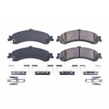 Power Stop 02-06 Cadillac Escalade Rear Z17 Evolution Ceramic Brake Pads w/Hardware thumbnail 8