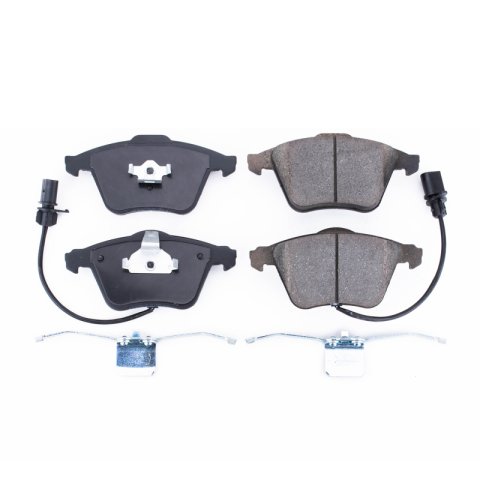 Power Stop 05-09 Audi A4 Front Z17 Evolution Ceramic Brake Pads w/Hardware thumbnail 1