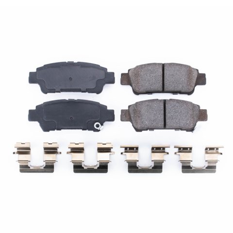 Power Stop 04-10 Toyota Sienna Rear Z17 Evolution Ceramic Brake Pads w/Hardware thumbnail 1