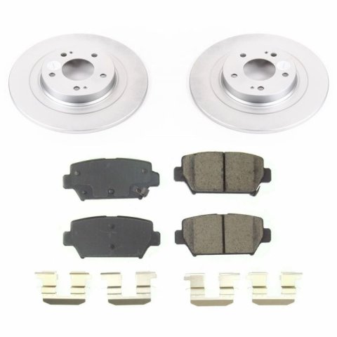 Power Stop 2018 Mitsubishi Eclipse Cross Rear Z17 Evolution Geomet Coated Brake Kit thumbnail 1