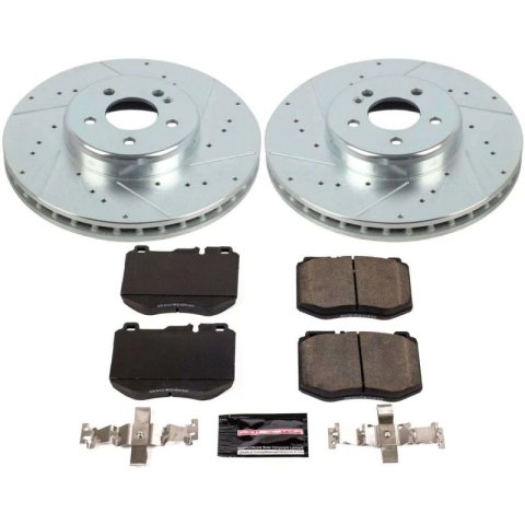 Power Stop 2017 Mercedes-Benz E300 Front Z23 Evolution Sport Brake Kit thumbnail 1
