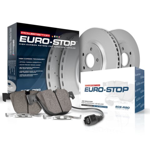 Power Stop 16-19 Land Rover Range Rover Evoque Rear Euro-Stop Brake Kit thumbnail 6