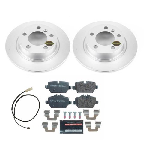 Power Stop 11-16 Mini Cooper Countryman Rear Euro-Stop Brake Kit thumbnail 2