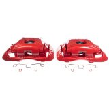 Power Stop 03-04 Audi A6 Front Red Calipers - Pair thumbnail 1