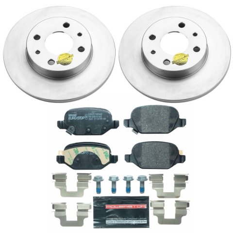 Power Stop 12-19 Fiat 500 Rear Euro-Stop Brake Kit thumbnail 1