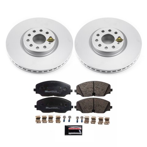 Power Stop 18-20 Volkswagen Atlas Front Euro-Stop Brake Kit thumbnail 1