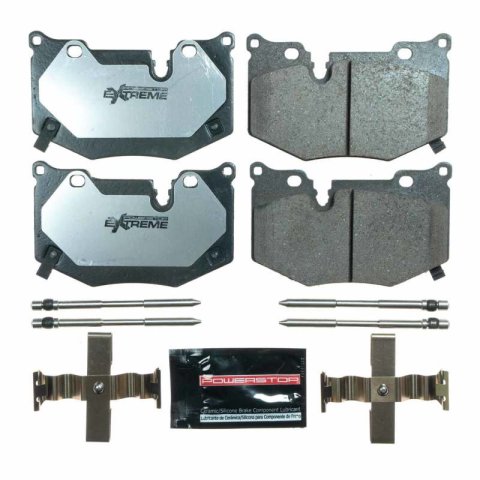Power Stop 2020 Chevrolet Corvette C8 Z51 Rear Z26 Extreme Street Brake Pads w/Hardware thumbnail 2