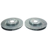 Power Stop 2004 Subaru Impreza Front Evolution Drilled & Slotted Rotors - Pair thumbnail 1