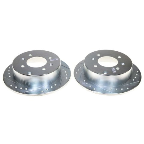 Power Stop 01-05 Kia Optima Rear Evolution Drilled & Slotted Rotor - Pair thumbnail 1
