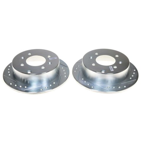 Power Stop 01-05 Kia Optima Rear Evolution Drilled & Slotted Rotor - Pair thumbnail 2