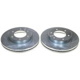 Power Stop 19-22 Ford Ranger Front Evolution Drilled & Slotted Rotor - Pair thumbnail 1