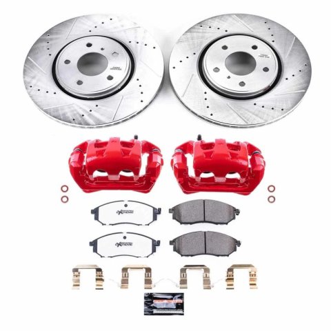 Power Stop 05-12 Infiniti FX35 Front Z26 Street Kit w/Calipers thumbnail 1