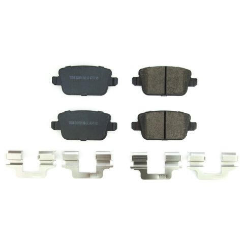Power Stop 08-12 Land Rover LR2 Rear Z17 Evo Ceramic Brake Pads w/Hardware thumbnail 7