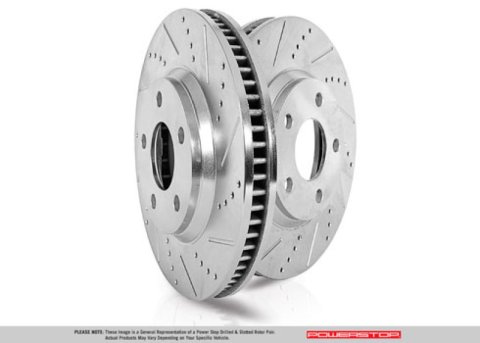 Power Stop 20-21 Chevrolet Corvette Front Evolution Drilled & Slotted Rotor - Pair thumbnail 5