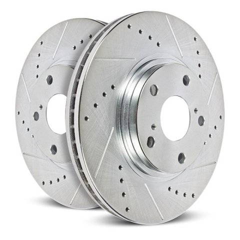 Power Stop 19-21 Cadillac XT4 Rear Evolution Drilled & Slotted Rotor - Pair thumbnail 5