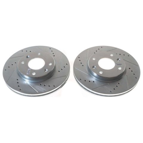 Power Stop 03-05 Hyundai Sonata Front Evolution Drilled & Slotted Rotor - Pair thumbnail 1