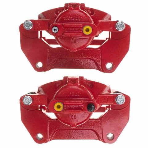 Power Stop 07-18 Jeep Wrangler JK Front Red Caliper Pair w/Bracket thumbnail 5