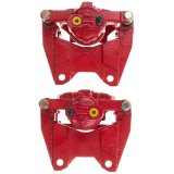 Power Stop 07-18 Jeep Wrangler JK Rear Red Caliper Pair w/Bracket thumbnail 3
