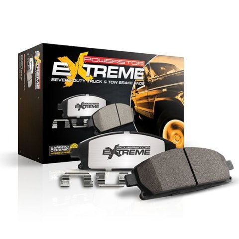 Power Stop 2021 GMC Canyon Rear Z36 Truck & Tow Brake Pad w/Hardware thumbnail 7