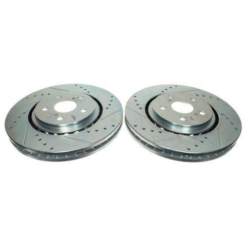 Power Stop 21-22 Toyota Sienna Front Drilled & Slotted Rotor - Pair thumbnail 4