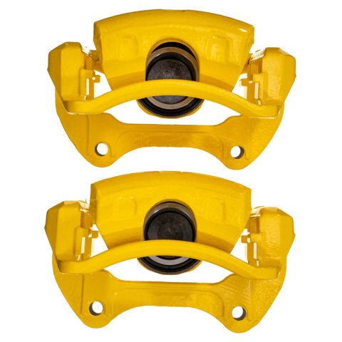 Power Stop 2011 Saab 9-5 Front Yellow Caliper w/Bracket (Pair) thumbnail 3