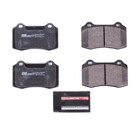 Power Stop 04-07 Volvo V70 Euro-Stop ECE-R90 Rear Brake Pads thumbnail 1