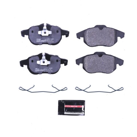 Power Stop 10-11 Saab 9-3X Euro-Stop ECE-R90 Front Brake Pads thumbnail 1