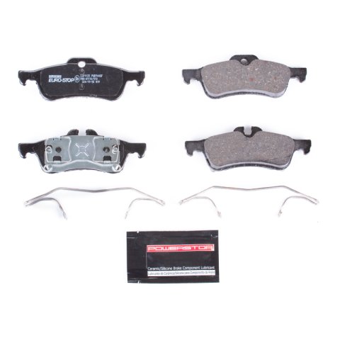 Power Stop 04-08 Mini Cooper Euro-Stop ECE-R90 Rear Brake Pads thumbnail 1