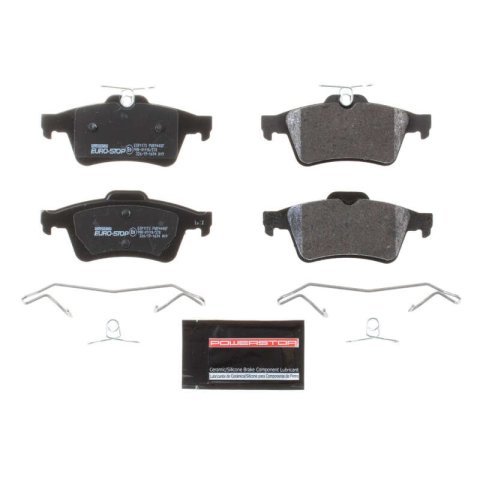 Power Stop 10-11 Saab 9-3X Euro-Stop ECE-R90 Rear Brake Pads thumbnail 4