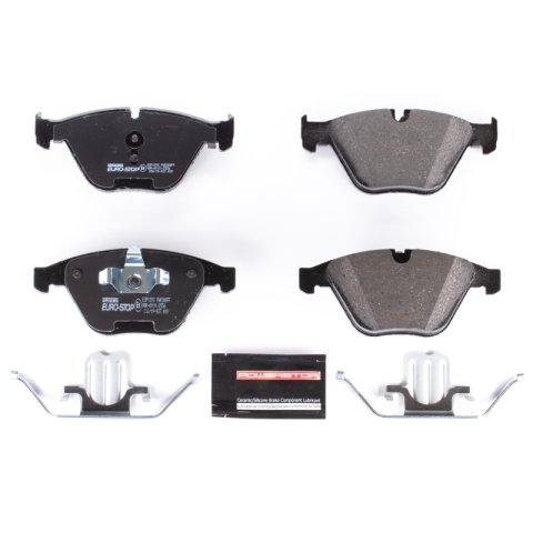 Power Stop 13-15 BMW X1 Euro-Stop ECE-R90 Front Brake Pads thumbnail 1