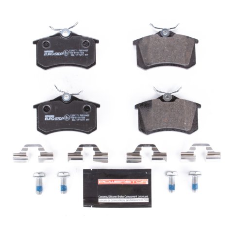 Power Stop 2004 Volkswagen R32 Euro-Stop ECE-R90 Rear Brake Pads thumbnail 1