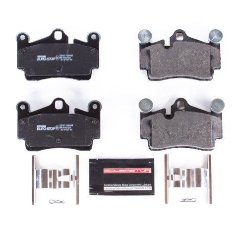 Power Stop 04-10 Volkswagen Touareg Euro-Stop ECE-R90 Rear Brake Pads thumbnail 1