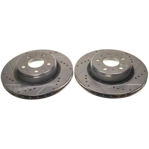 Power Stop 17-21 Tesla 3 Front Drilled & Slotted Rotor (Pair) thumbnail 4