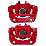 Power Stop 07-11 Honda CR-V Rear Red Caliper w/Bracket (Pair) thumbnail 1
