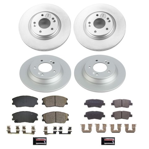Power Stop 20-21 Kia Soul Front & Rear Z17 Coated Brake Kit thumbnail 6