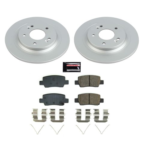 Power Stop 2021 Kia Seltos Front & Rear Z17 Coated Brake Kit thumbnail 7