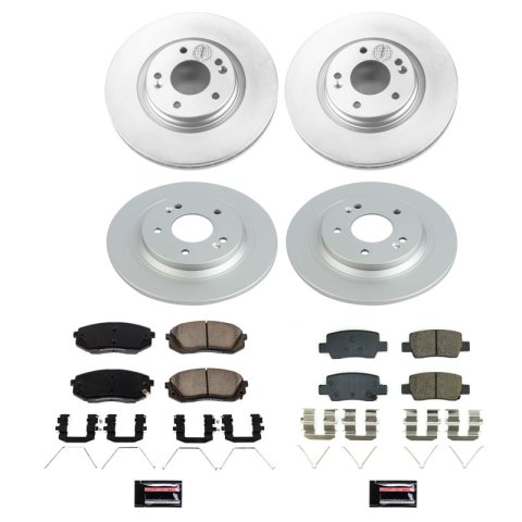 Power Stop 2021 Kia Seltos Front & Rear Z17 Coated Brake Kit thumbnail 8