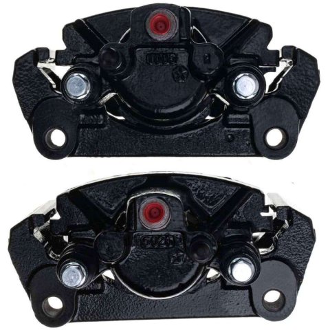Power Stop 11-18 Ram 1500 Rear Black Calipers - Pair (w/Bracket) thumbnail 2