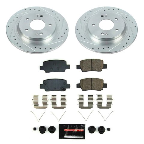 Power Stop 2021 Kia Seltos Rear Z23 Evolution Brake Kit thumbnail 2
